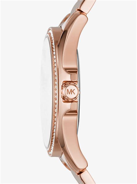 michael kors kaycie|Kaycie Pavé Gold.